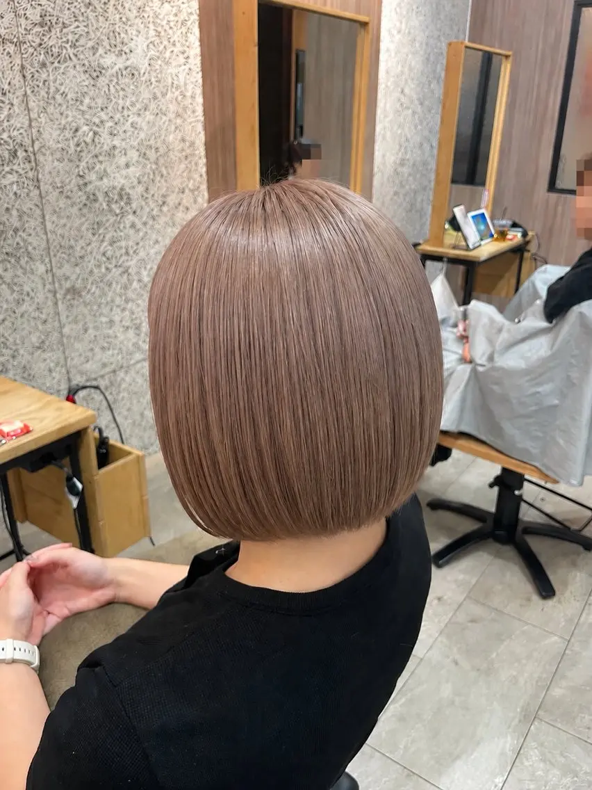ショート カット ヘアカラー 浅川恵太/縮毛矯正 /ブリーチ縮毛矯正のヘアスタイル