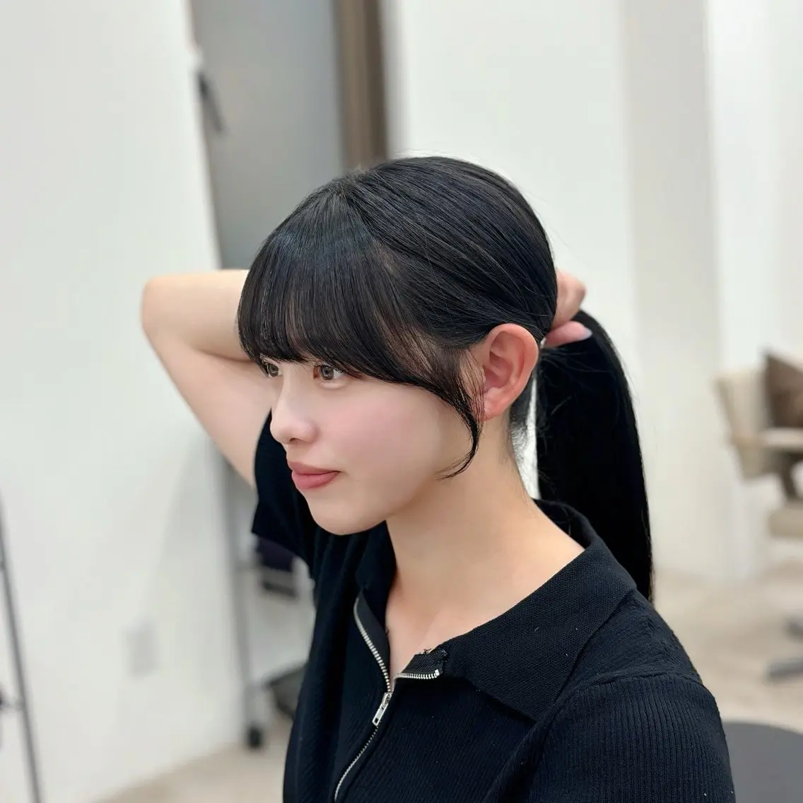 前髪カット＋顔周りカットの写真