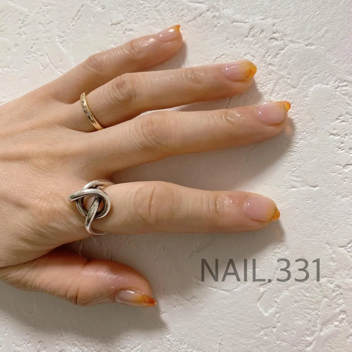 ネイル クリアネイル ワンカラーネイル Nail 331のネイルデザイン