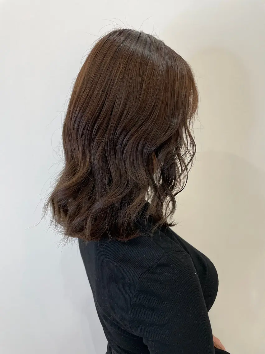 ミディアム カラー ヘアアレンジ カット ヘアカラー トリートメント 髪質改善/縮毛矯正 RYOのヘアスタイル