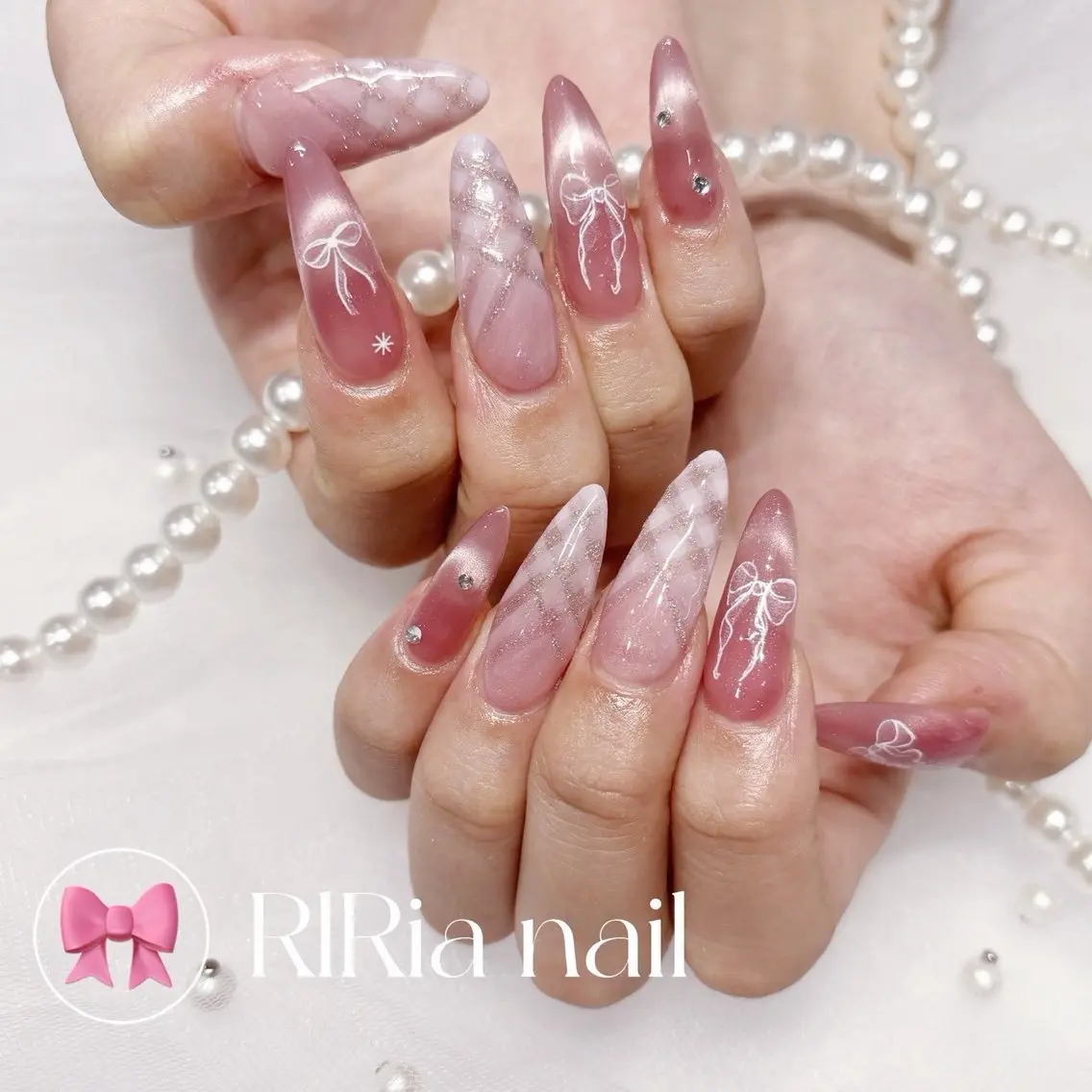 ネイル ハンドネイル 🎀RINA RIrianailのネイルデザイン