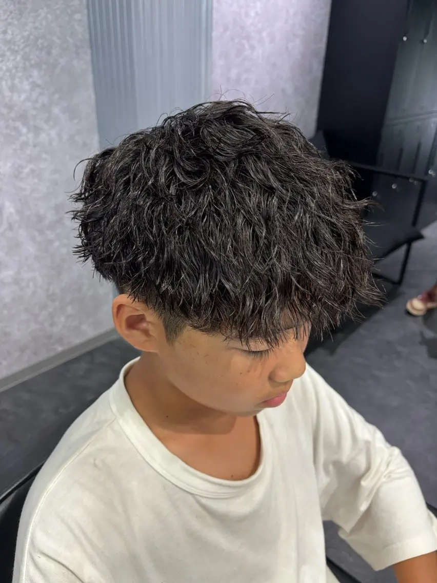 パーマ メンズ カット パーマ 🔥メンズパーマ特化 高橋晴🔥のヘアスタイル