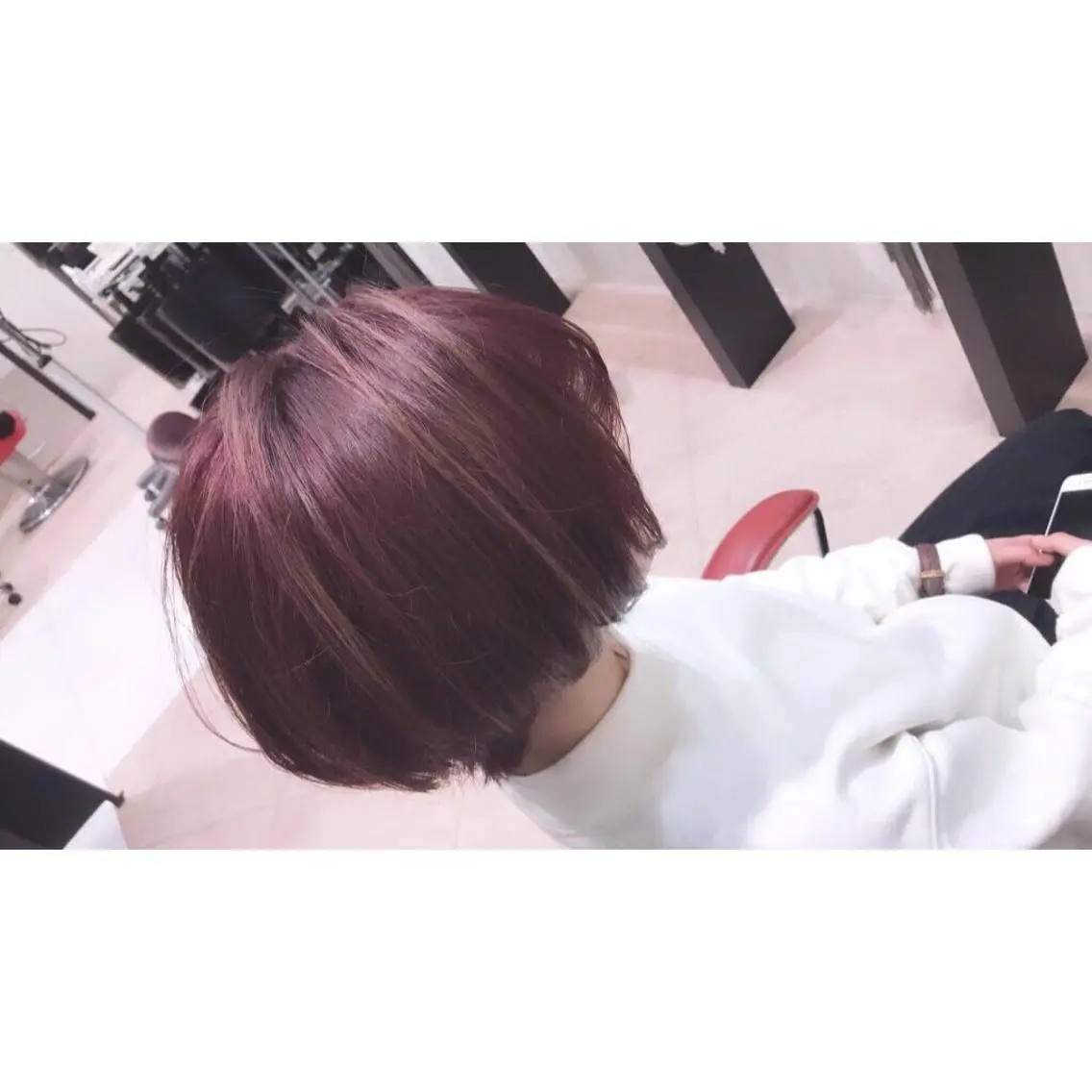 ショート 【育休中】EARTH 荒井店HARUNAのヘアスタイル