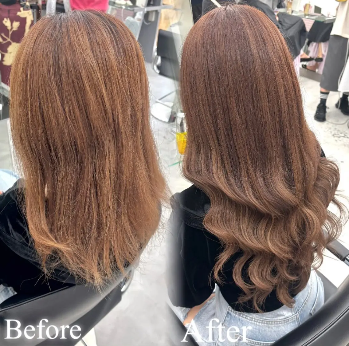 セミロング シールエクステ エクステ 絶対可愛い宣言💝横 浜エクステみさき🪄のヘアスタイル