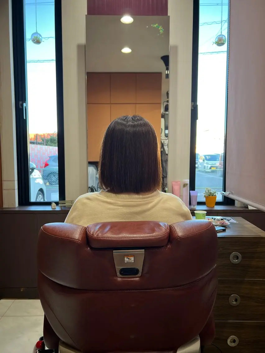 ショート 縮毛矯正 藤田 竜成のヘアスタイル