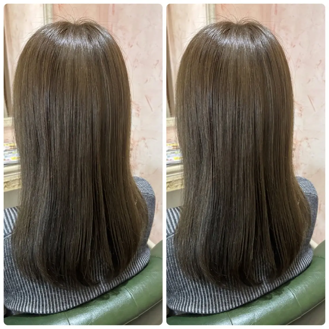 ミディアム ヘアカラー おおやま たくみのヘアスタイル