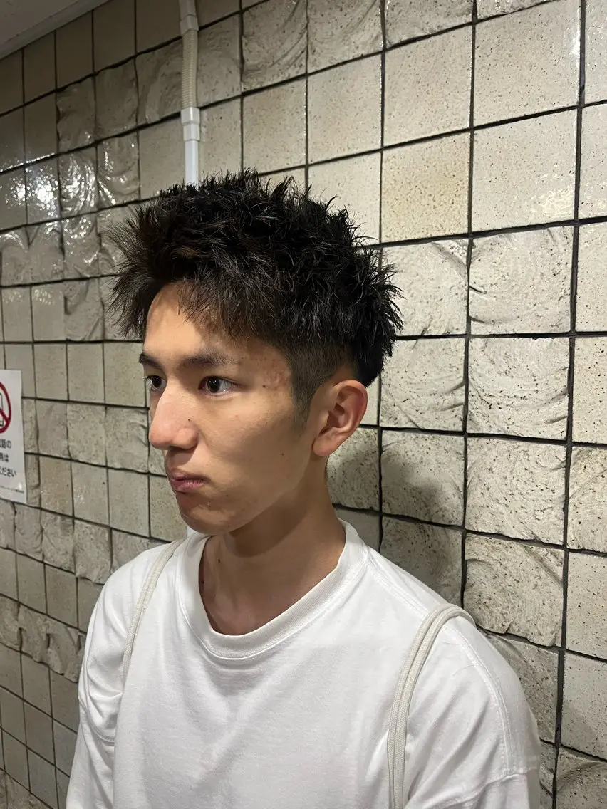 ショート メンズ 刈り上げ ショートヘア 宮崎 陽樹のヘアスタイル