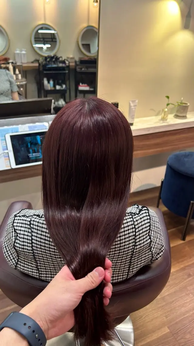ロング カラー ブリーチ ダブルカラー ピンクカラー 【メンズ特化】 カット・パーマ野上のヘアスタイル