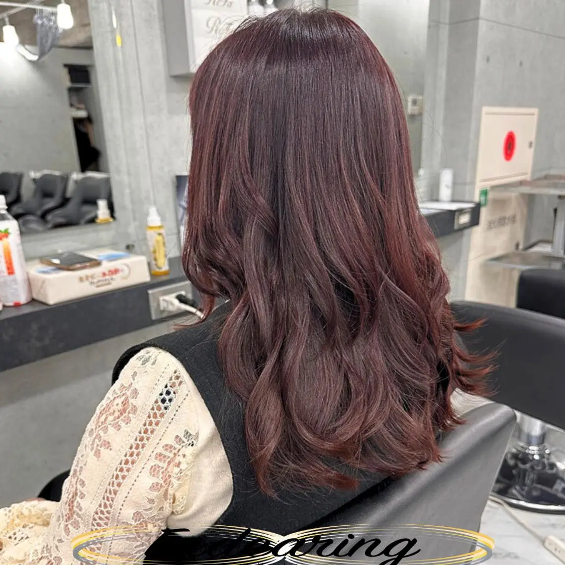 カラー ブラウンカラー 透明感カラー ピンクカラー カット ヘアカラー Endearing 銀座/レイヤーカットのヘアスタイル