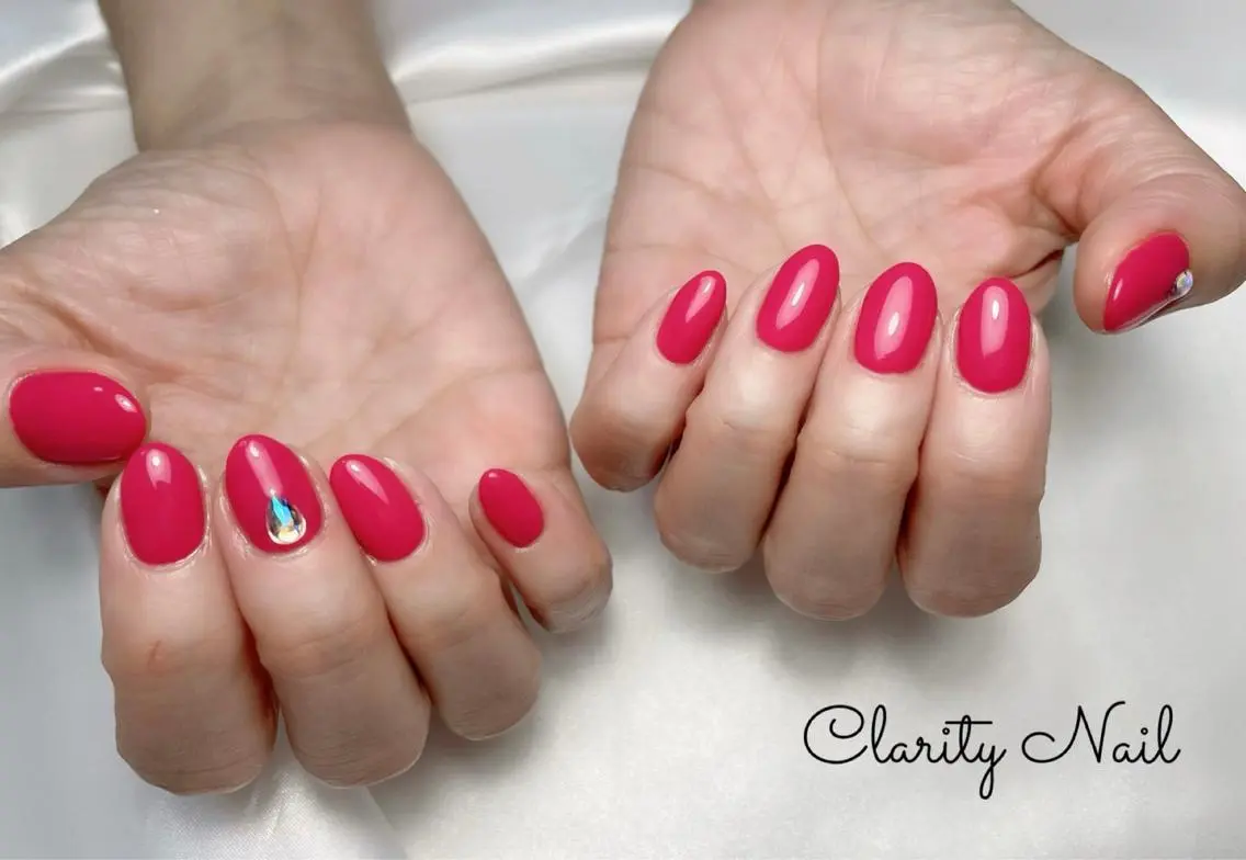ネイル ワンカラーネイル ハンドネイル Clarity Nailのネイルデザイン
