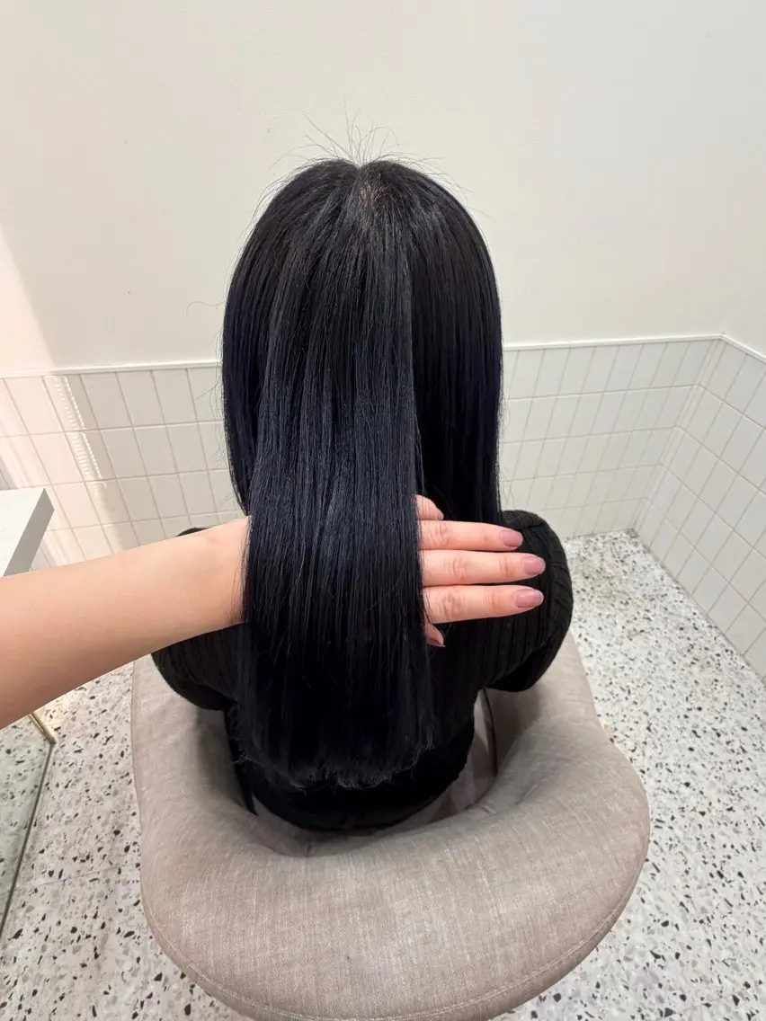 セミロング ヘアカラー 福与 美和のヘアスタイル