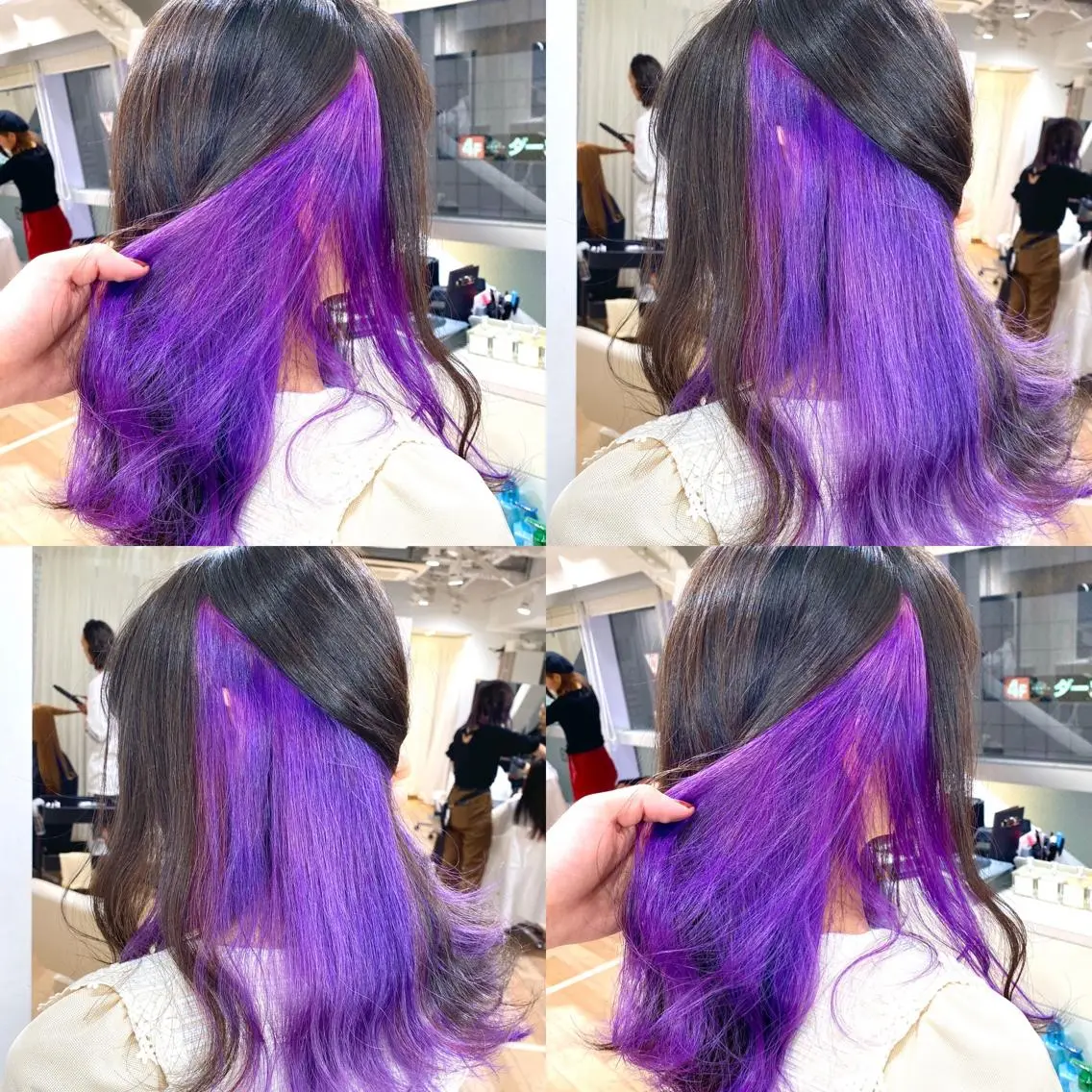 ミディアム カラー 🌙HIZUKI🌙 ハイトーン 艶髪のヘアスタイル
