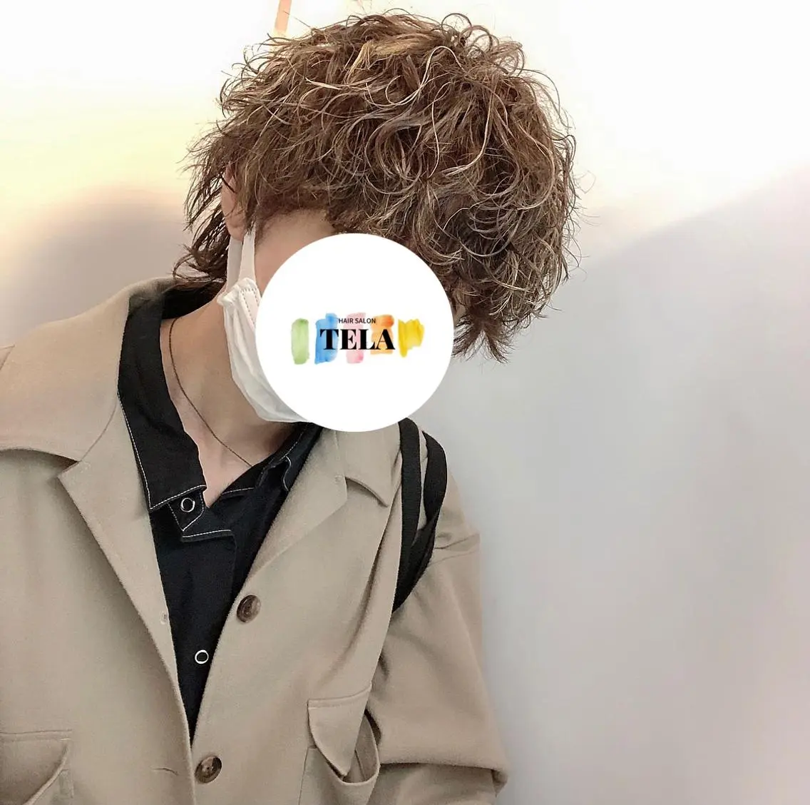 ショート カラー パーマ メンズ カット ヘアカラー トリートメント TELA HAIR 副代表　岡田のヘアスタイル