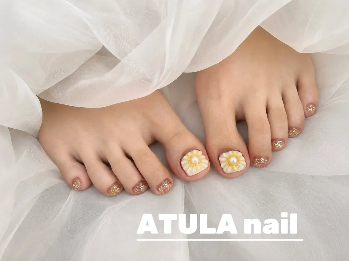ネイル フットネイル ATULA nailのネイルデザイン