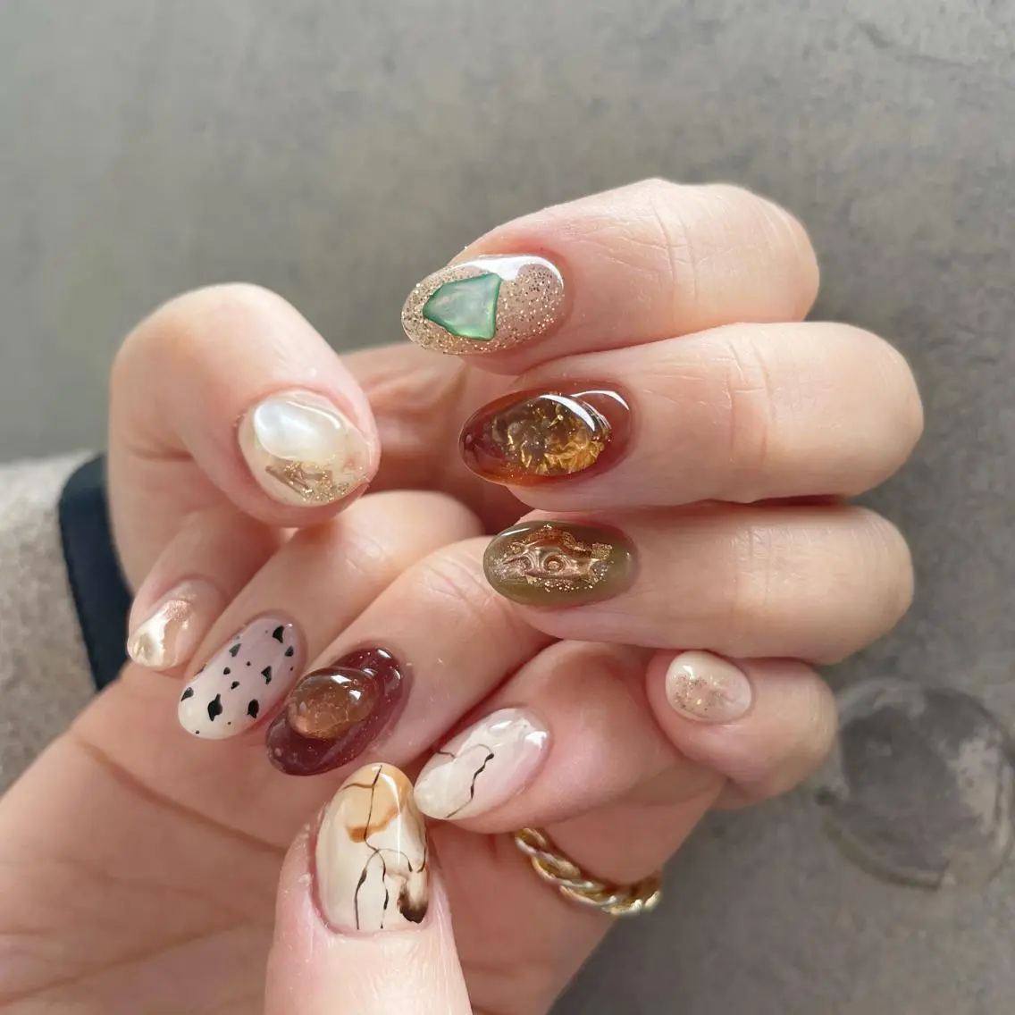 ネイル マツエク・マツパ ハンドネイル M. Shihoのネイルデザイン
