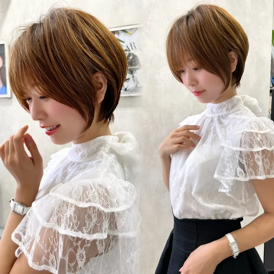 ショート ヘアカラー HINA 仙台/ ダブルカラー/カラーのヘアスタイル