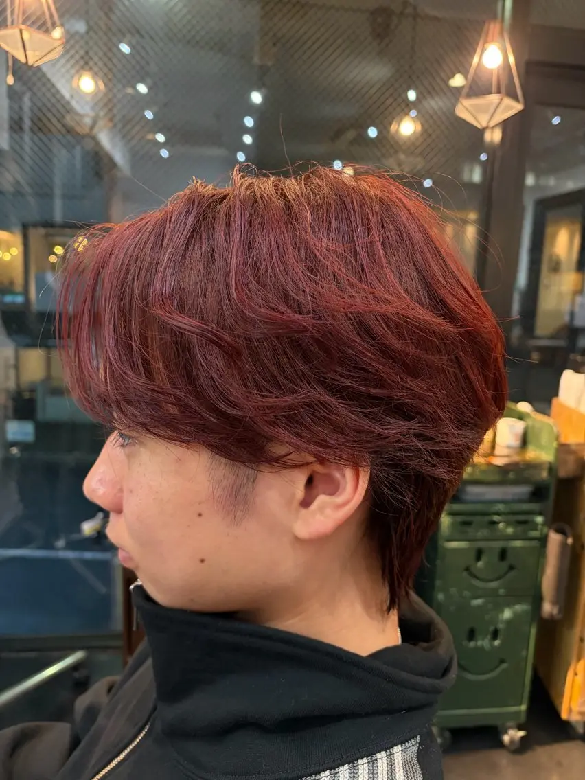 カラー メンズ 田邉 莉陸のヘアスタイル