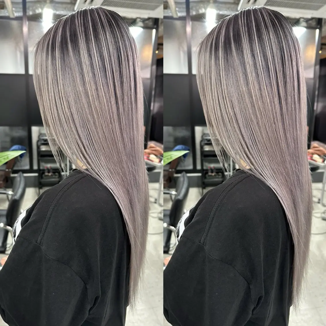 セミロング カラー 糸川 伸樹のヘアスタイル