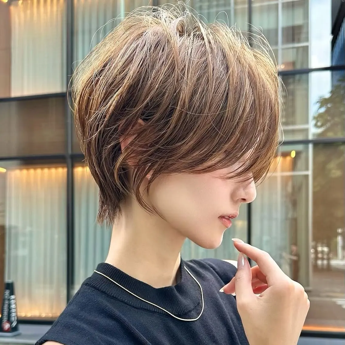 ショート カット 大人可愛いショート/ 大阪心斎橋/池田雄輝のヘアスタイル
