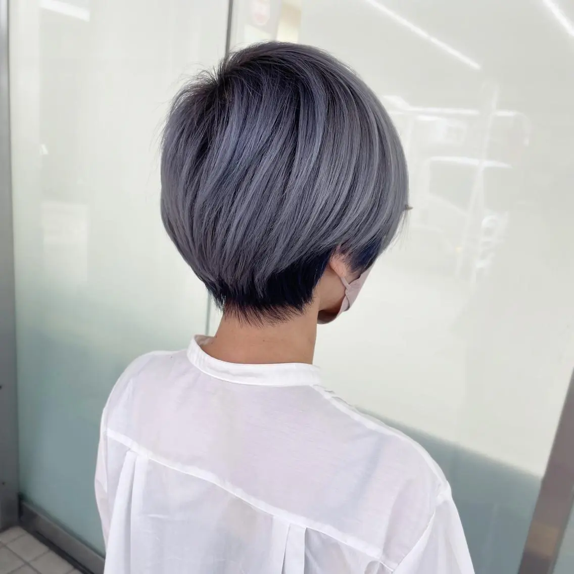 ショート カット ヘアカラー トリートメント ブリーチ/バレイヤ ージュ川端裕司のヘアスタイル