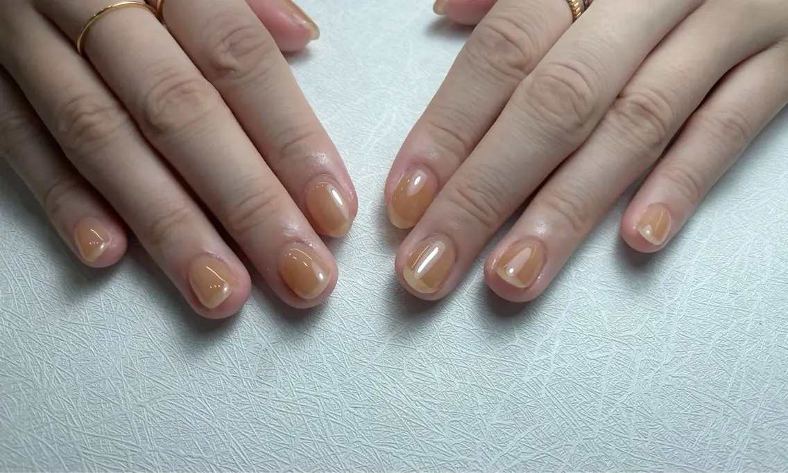 ネイル アートネイル 長さ出し フレンチネイル ジェルネイル ガーリー 中野駅から2分 MEO NAILのネイルデザイン