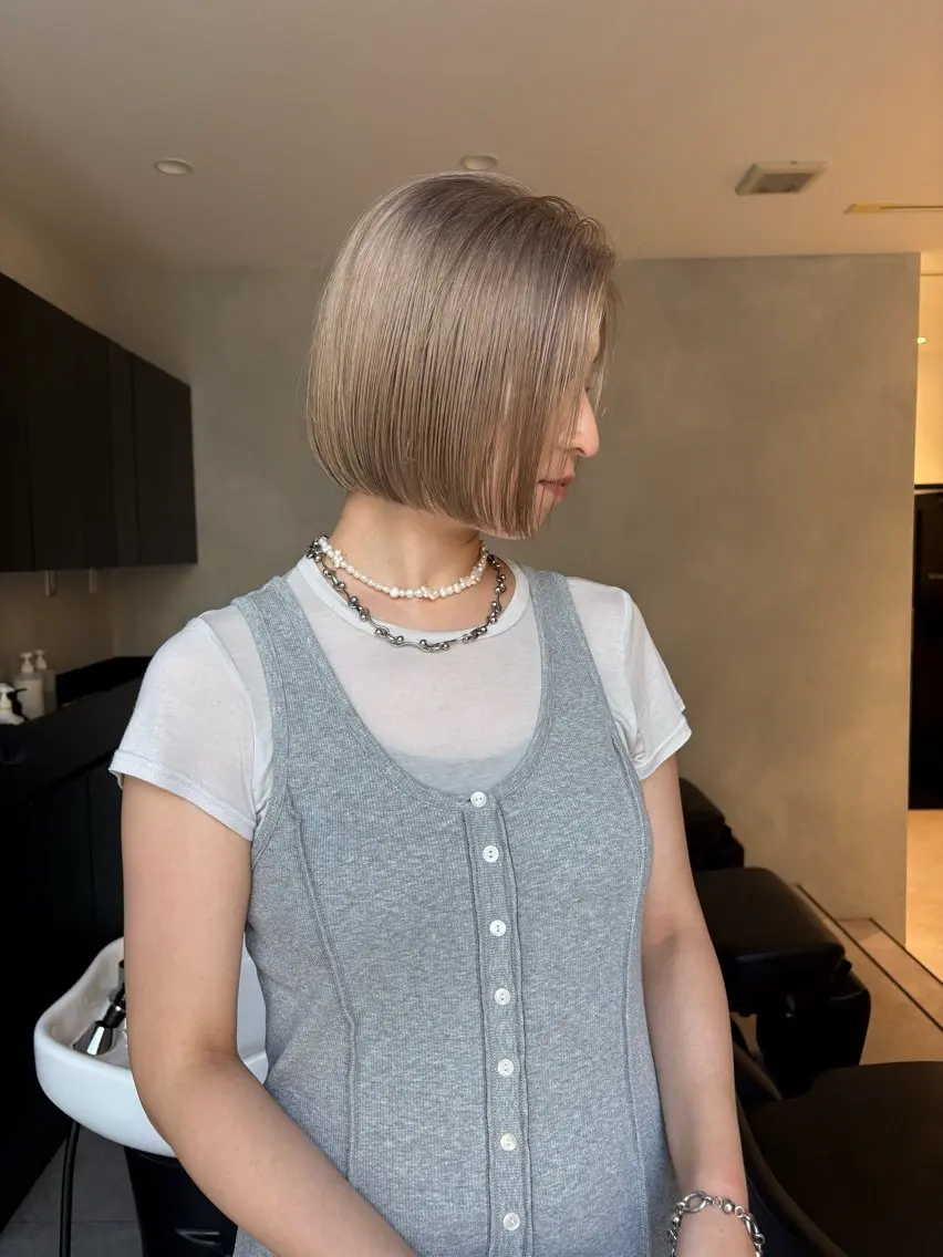 ショート カラー カット ヘアカラー 吉武 茂暉のヘアスタイル