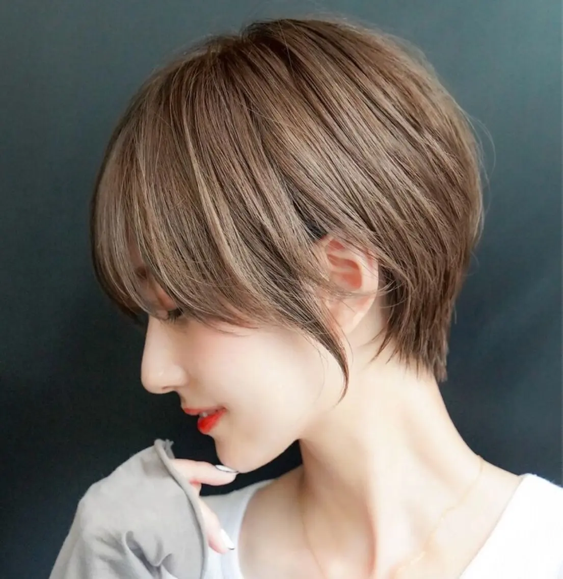 ショート ショートヘア 杉崎 朝佳のヘアスタイル