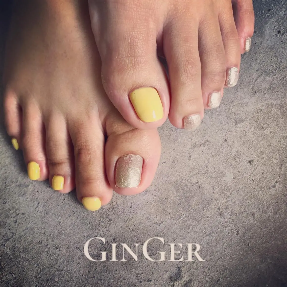 ネイル フットネイル ginger nail&spaのネイルデザイン