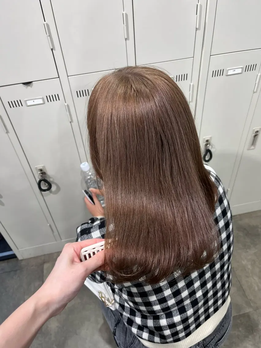 セミロング 似合わせhair🌷 momoのヘアスタイル