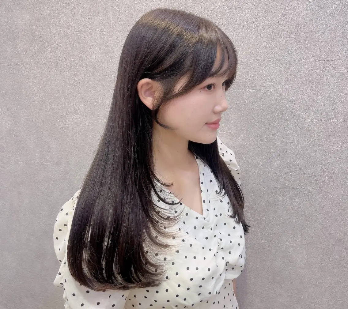 🩷前髪カット＆お出かけ前に巻き髪仕上げ🩷の写真