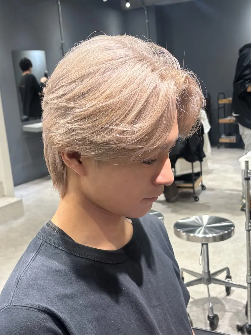 ショート カラー 【メンズパーマ特化】 中戸 滉のヘアスタイル