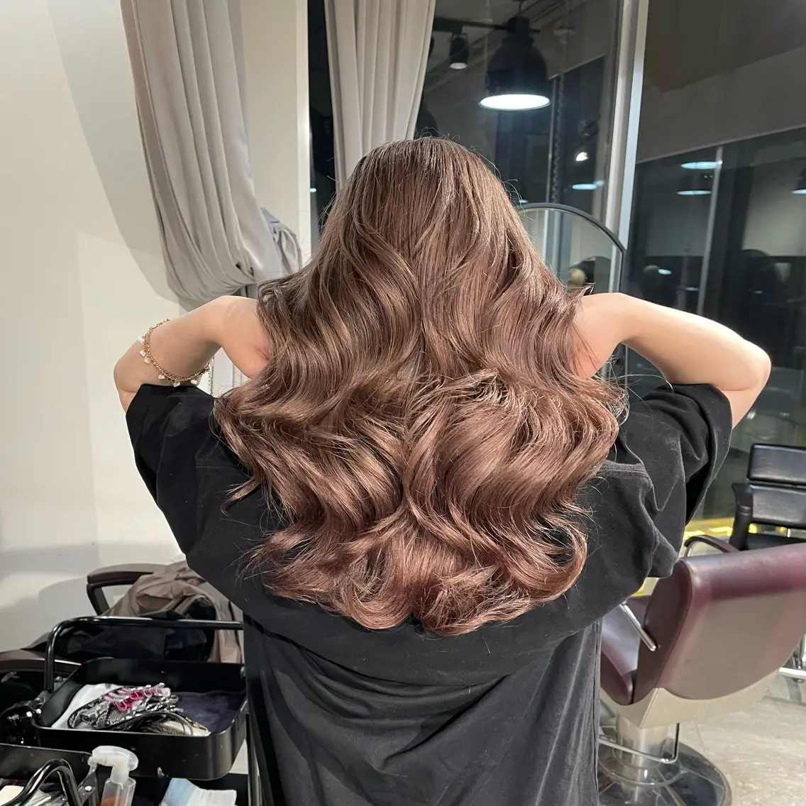 ロング カラー 🤍原宿/ハイトーン みほ🎀໒꒱のヘアスタイル
