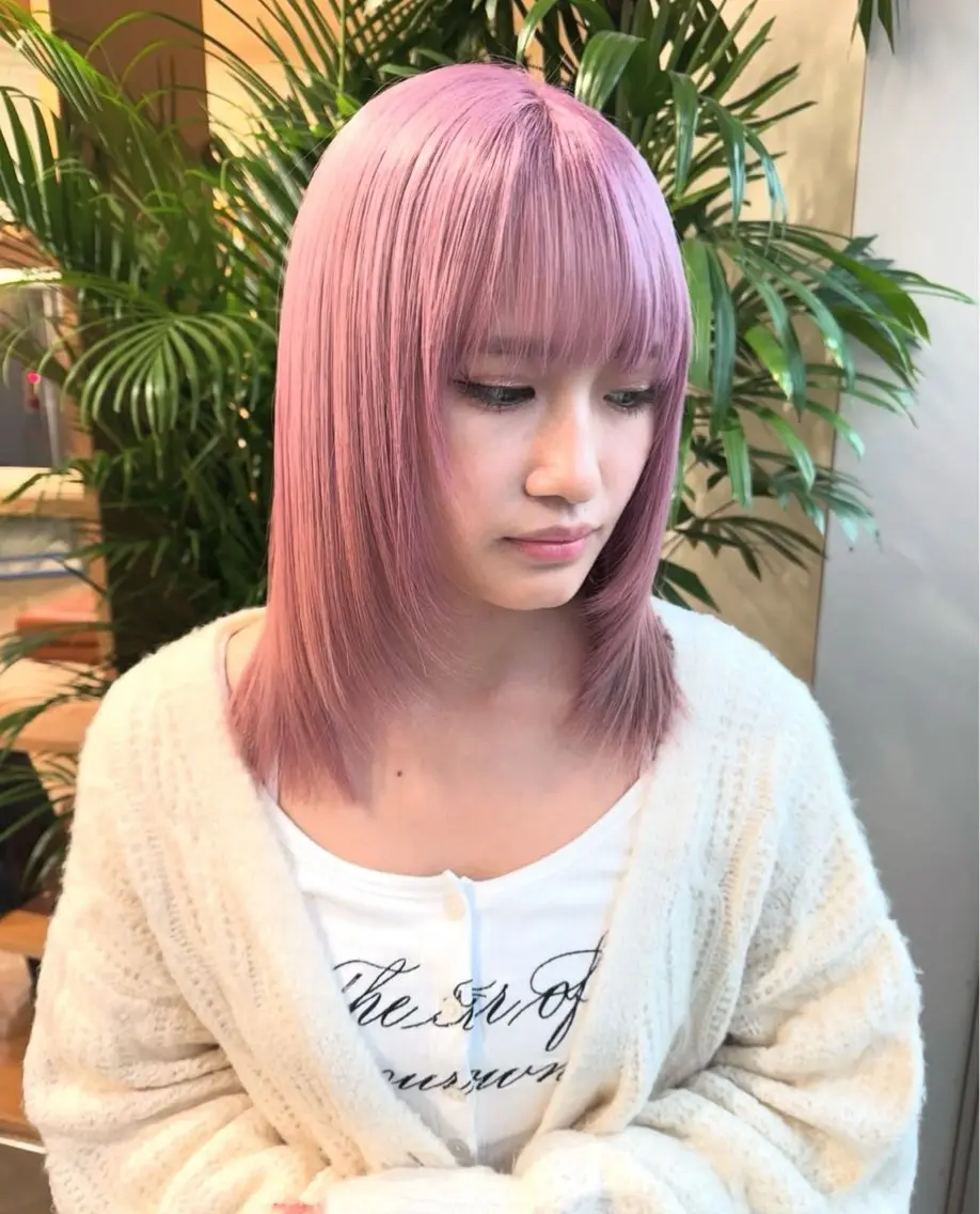 カラー ブリーチ 🦄カラーモデル 募集中🦄ちえみのヘアスタイル