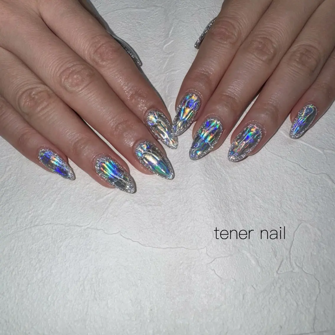 ネイル オーロラネイル ハンドネイル テネルネイル tener nailのネイルデザイン