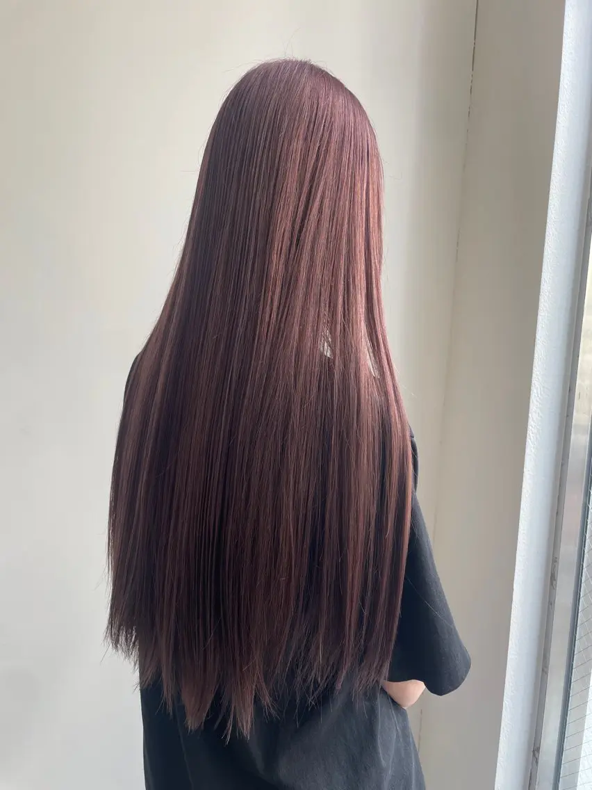 ロング カラー ヘアカラー ナチュラルカラー 児玉優香のヘアスタイル