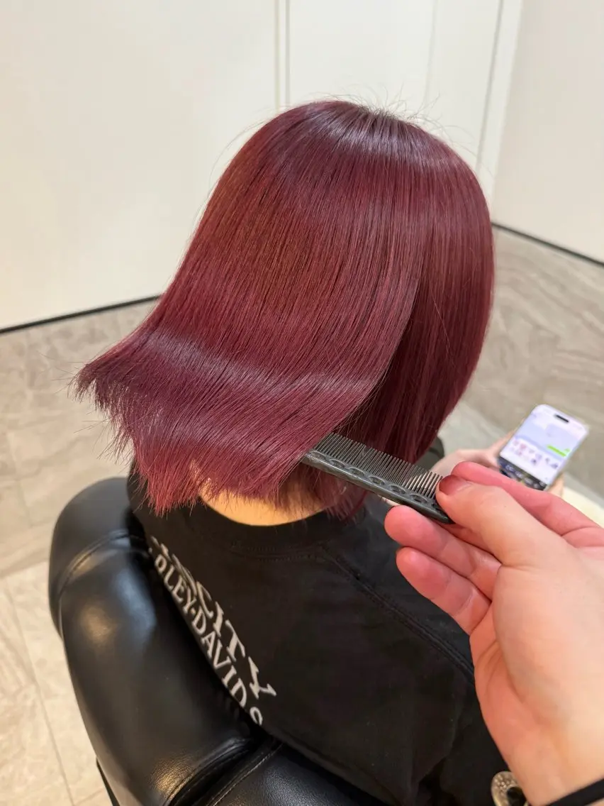 カラー ハイトーン✨髪質 改善🌈🫧RYOのヘアスタイル