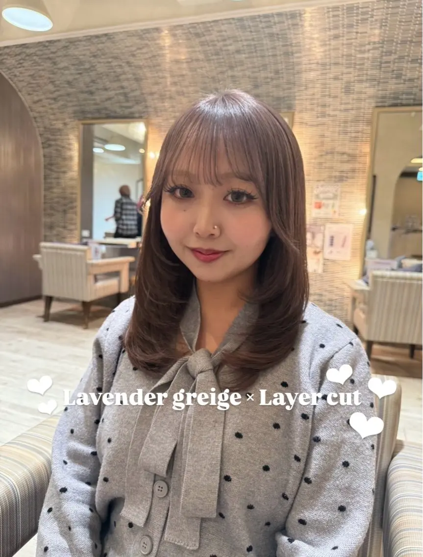 ❤︎minimo限定価格❤︎ダブルカラー + 似合わせカット【シャンプーブロー込み】の写真