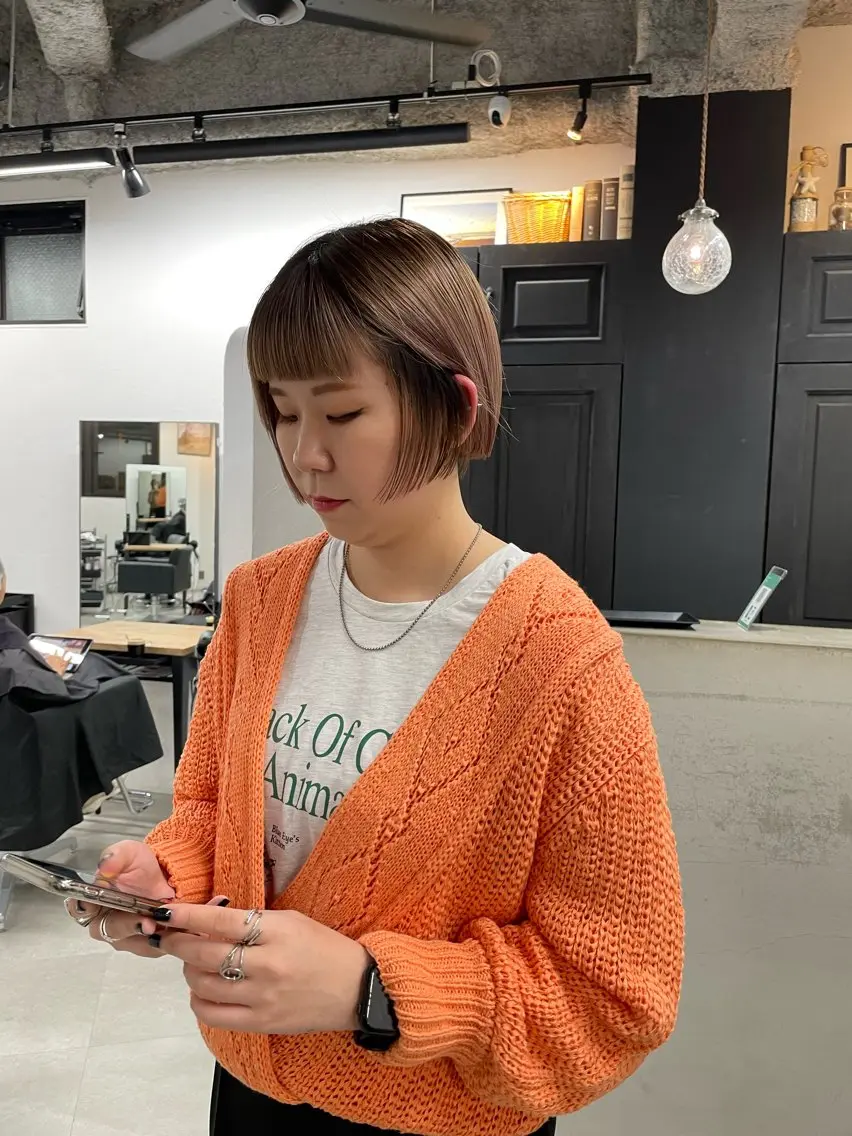 ショート Rico / bob/グレージュのヘアスタイル