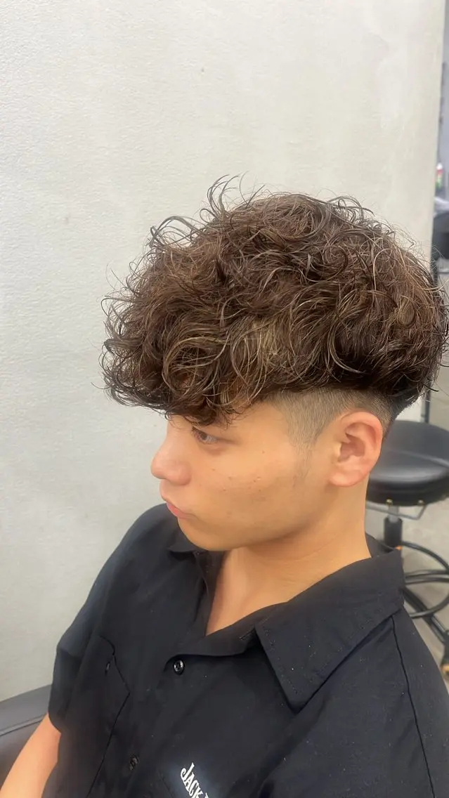 ショート カラー パーマ メンズ カット パーマ トリートメント メンズ支持率NO.1 マサキのヘアスタイル