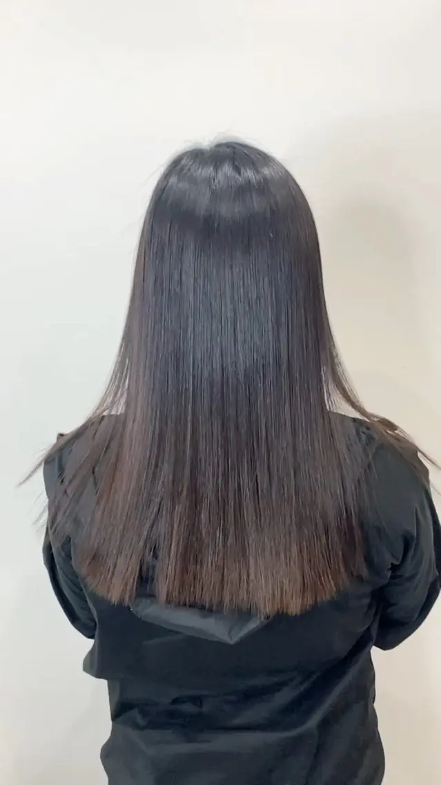 セミロング パーマ カット 縮毛矯正 トリートメント YURA hairのヘアスタイル