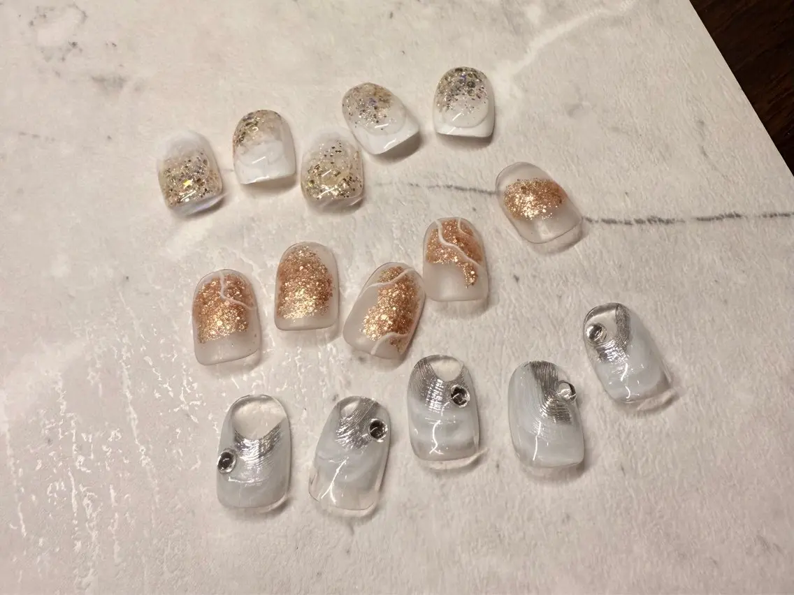 ネイル アートネイル ニュアンスネイル ハンドネイル filonnail asukaのネイルデザイン