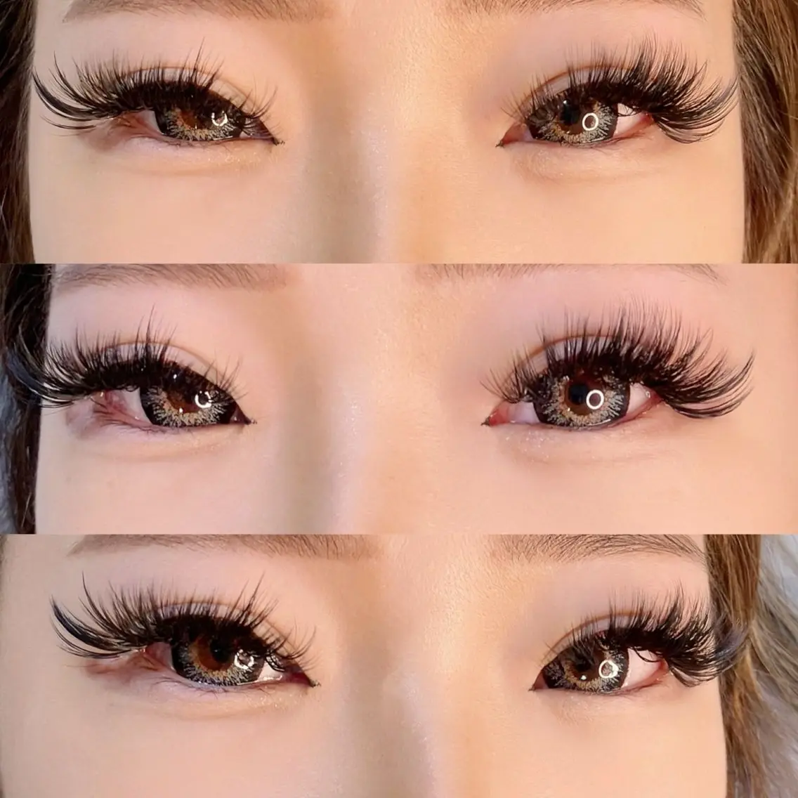 マツエク・マツパ 付け放題 ボリュームラッシュ linda lashesのマツエク・マツパデザイン