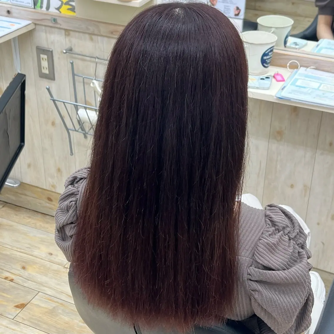 ロング カラー ブリーチ ブラウンカラー グラデーションカラー ヘアカラー Philia みいなのヘアスタイル