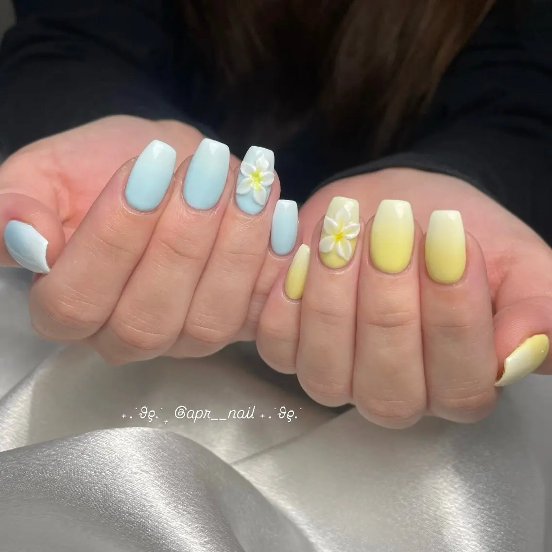 ネイル 持ち込み パステルネイル ハンドネイル Nailsalon apricotのネイルデザイン