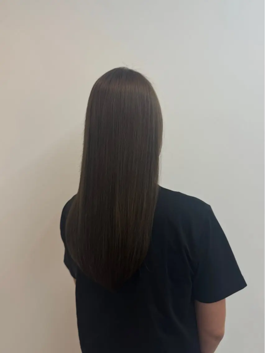 カラー ヘアカラー 藤野 菜々美のヘアスタイル