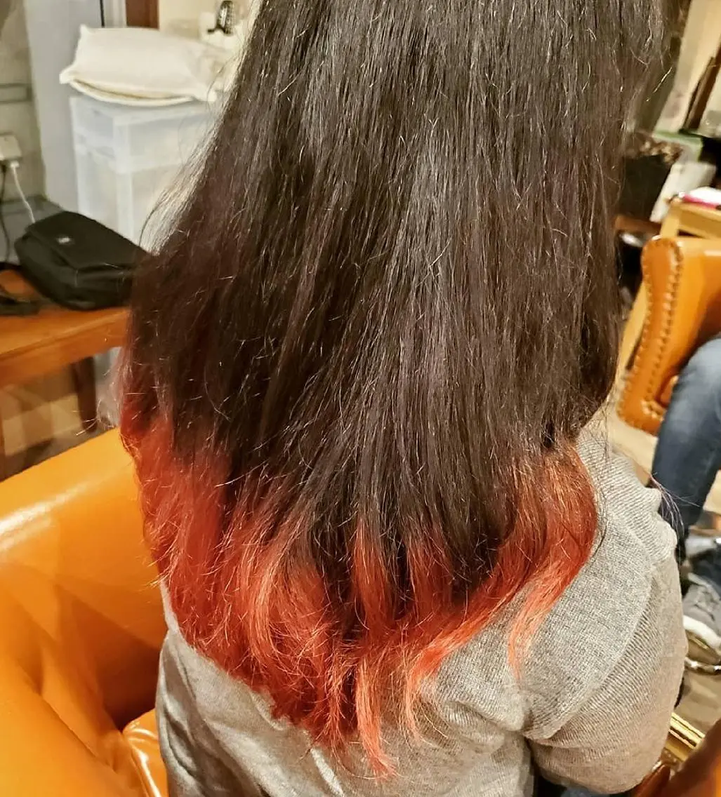 ロング カラー アディクシーカラー ブリーチ 外国人風カラー ヘアカラー spa hair ark 富井直美のヘアスタイル