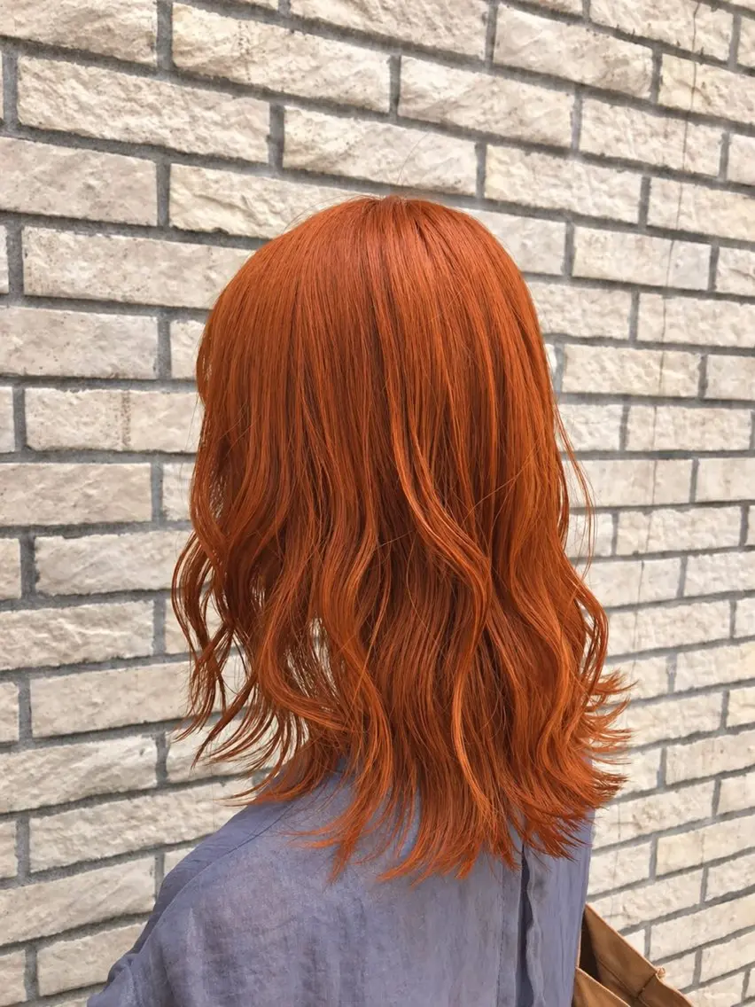 セミロング カラー ヘアカラー 🌟 モデル様募集中 🌟　保坂太一の眉毛・アイブロウイメージ