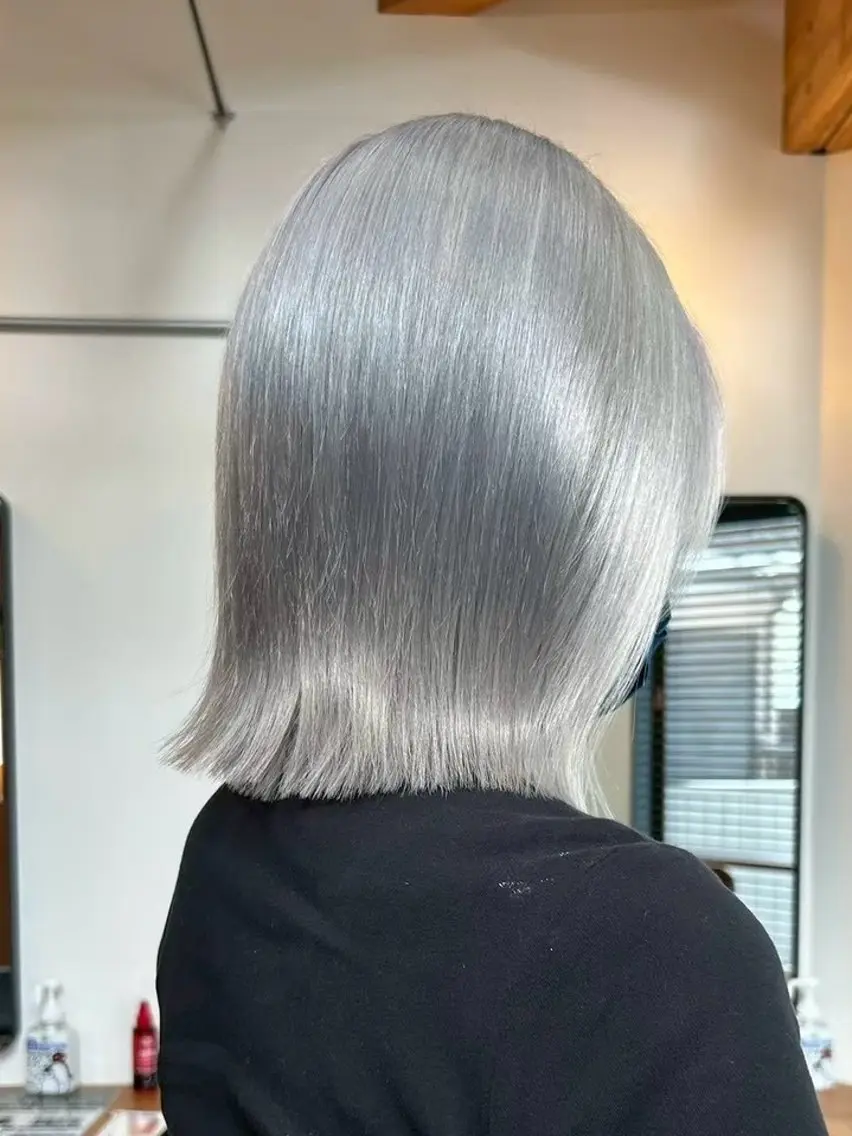 ミディアム LUCK rizunaのヘアスタイル