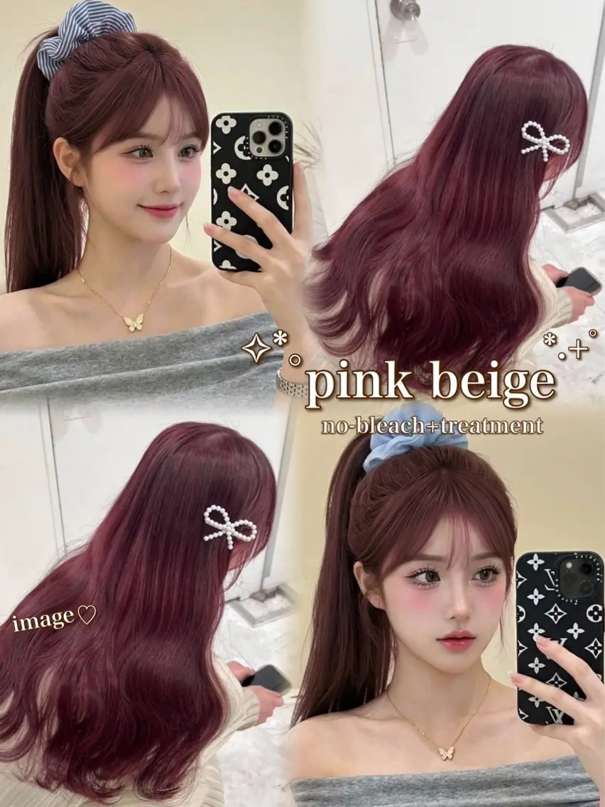 カラー ヘアカラー トリートメント ヘアセット girlな暖色ヘア 🪽🫧ハルナ🎀のヘアスタイル