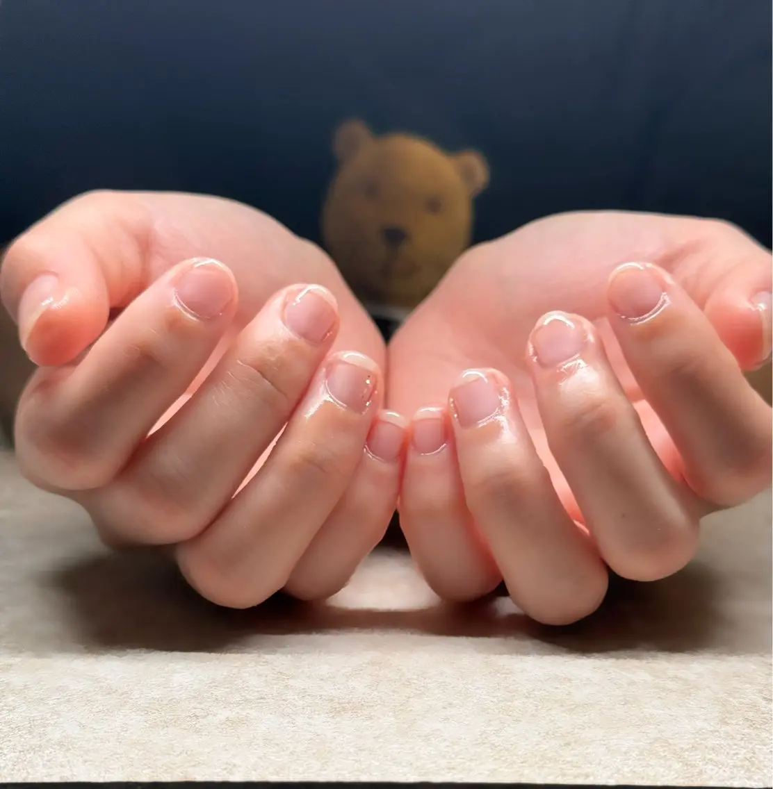 □ オフ込み クリアネイル♪の写真